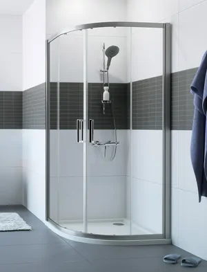 Душевой уголок HUPPE 2 1000х1000х2000 1/4 круга, хром глянц/стекло прозрачное C20613.069.321