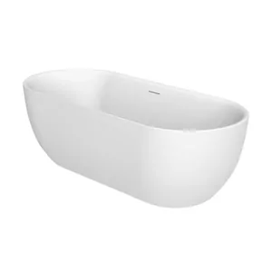 Ванна акриловая BelBagno BB417-1900-800 1900х800х610 отдельностоящая,  с переливом, белый