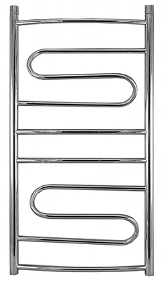 Полотенцесушитель Флагман "Лесенка" -2 изогн. 600х1000 нерж. сталь, диаг./нижн. подкл. D-1/2"