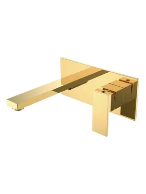 Смеситель Boheme 475-G для раковины, встраиваемый, однозахватный, золото