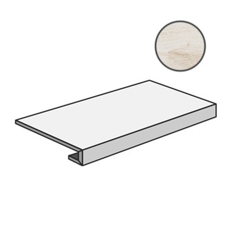 Sant Agostino Primewood CSAGRPWS12 Gradone 120 White As 33x120 матовая