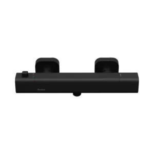 Смеситель для душа RAVAK TD F 033.20/150 настенный, термостат, черный матовый X070154