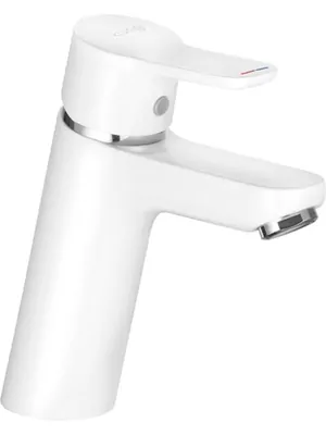 Смеситель KLUDI XL для умывальника 100, однозахватный,без донного клапана, белый 3729291