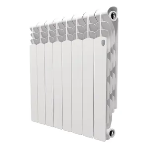 Радиатор алюминиевый ROYAL THERMO 500 2.0 (570х647х80) 1360Вт, 8 секций, белый
