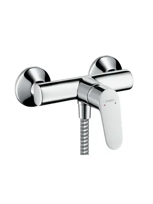 Смеситель для душа Hansgrohe 31960000 настенный, однозахватный, без излива, цвет: хром