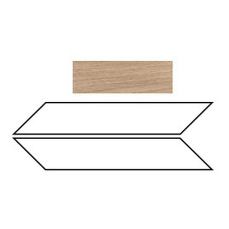 La Fabbrica Ceramiche Honey Wood 191203 Chevron XL Noce 15x85