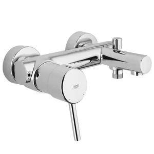 Смеситель Grohe 32211001 для ванны, короткий излив, выход под шланг 1/2"