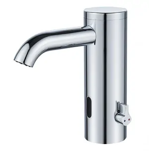 Смеситель Swedbe для умывальника сенсор, с ручной регулировкой t, хром 6010