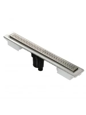 Душевой лоток BERGES 800, мат.хром, верт. выпуск S-сифон D50/105мм Н50мм, 090033