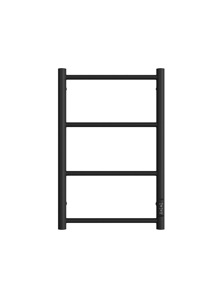 Полотенцесушитель электрический Полотенцесушитель ДВИН J neo 60/40 Электрический диммер (круг) Чёрный матовый