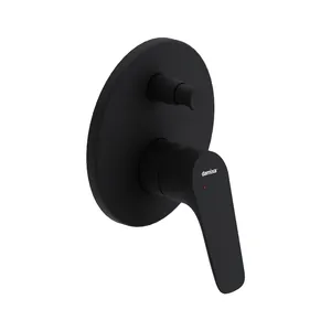 Смеситель DAMIXA для ванны/душа, монтируемый в стену, черный 777100300