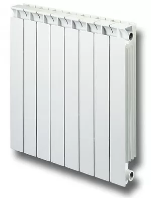 Радиатор биметаллический GLOBAL 500 ВШГ:575х80х80 168 Ватт (1 секция)