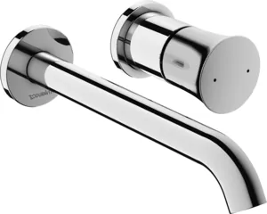 Смеситель для раковины Duravit WT1070004010 настенный, встраиваемый, однозахватный, хром