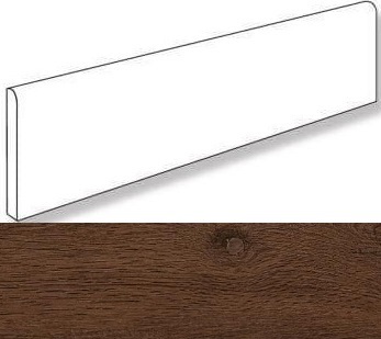 Oak Reserve Dark Brown Battiscopa 7.2X60 матовая