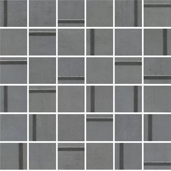 мозаика Гварди Декор 1 Мозаичный Синий Матовый Обрезной 30x30