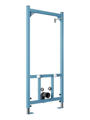 Инсталляция Aqueduto для подвесного биде, без клавиши смыва, сталь, синий TEC02