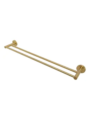 Полотенцедержатель Cezares -THD-65-BORO (655х110х40) двойной,настенн,фиксир,брашир.золото