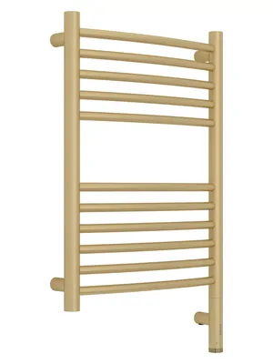 СУНЕРЖА выгнутая Полотенцесушитель 600х400 шампань матовая МЭМ правый 022-6003-6040