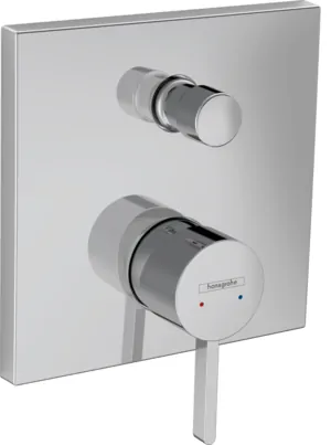 Смеситель Hansgrohe 76416000 для ванны, скрытый монтаж, встроенная защитная комбинация, хром