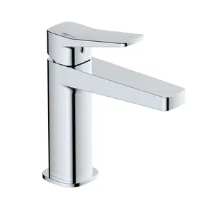 Смеситель для раковины WasserKRAFT 1103 однозахватный, низкий излив, цвет: хром