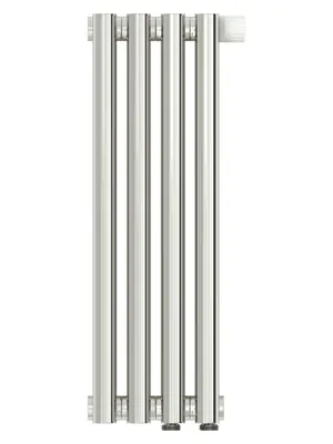 СУНЕРЖА Дизайн радиатор 500х180 (4 секц) нерж.сталь, EU50 нижнее правое, 3/4", 00-0321-5004