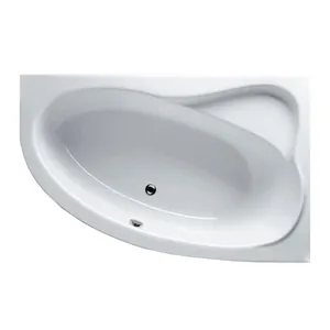 Ванна акриловая RIHO LYRA 140x90 L без гидромассажа, асимметричная левая (установка в правый угол)