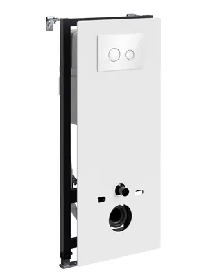 Инсталляция для унитаза WasserKRAFT с клавишей смыва, цвет: белый 20TLT.010.ME.WH.WH01