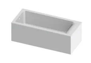 Ванна пристенная Astra-Form 01010046 (1700х750х670) иск. камень, с ножками в комплекте,белый