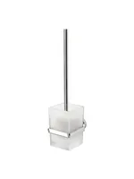 Щетка для унитаза WasserKRAFT K-46627 подвесная, матовое стекло, хром