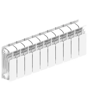 Радиатор алюминиевый RIFAR (265х810х90) 10 секций, 990Вт, белый