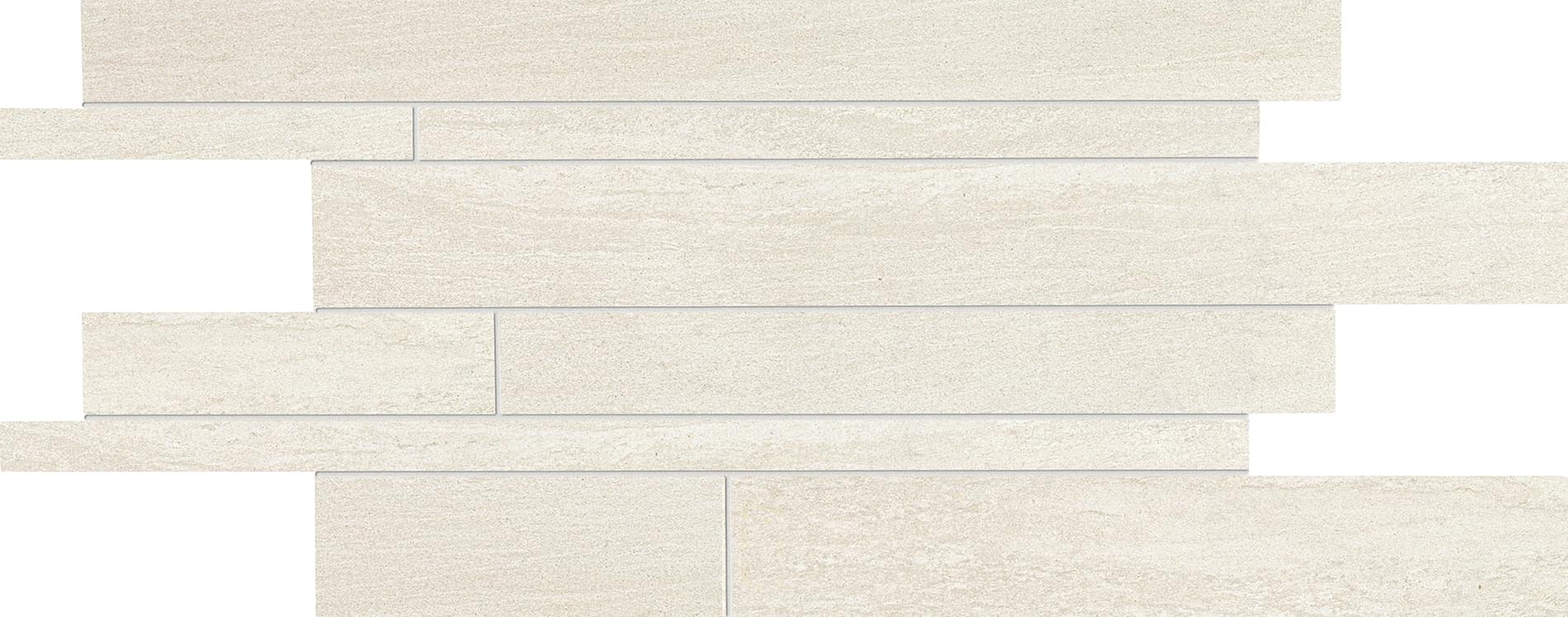 мозаика Stone Project Listelli Sfalsati Controfalda Mix Nat Lap White 30x60