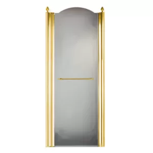 Душевая дверь Migliore (800х1950) левая, стекло матовое, золото 22663