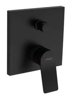 Смеситель Hansgrohe 75416670 для ванны, однорычажный, скрытого монтажа, с защ.комб., мат.чер