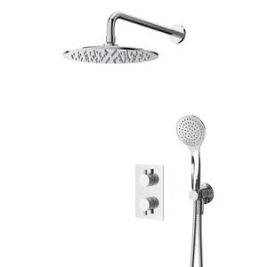 Душевая система Cezares -DSIP-T-25-01 со встраиваемым термостатом, хром
