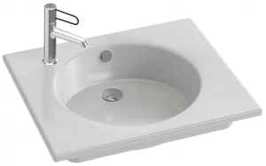 Раковина Jacob Delafon 60см с гладкой нижней поверхностью EXBA112-Z-00 белая