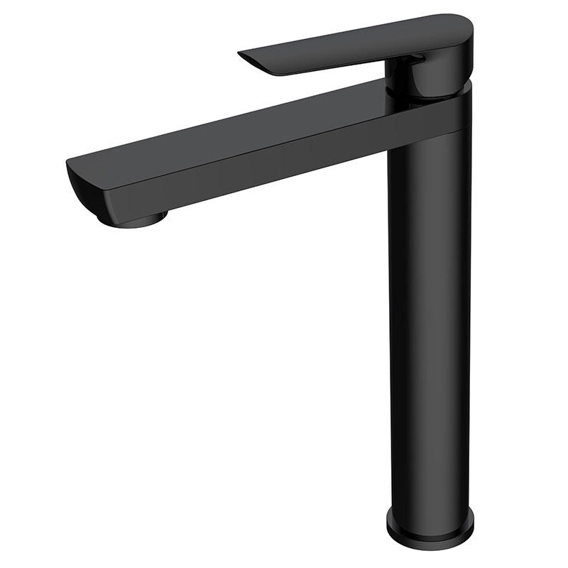 Смеситель для раковины ESKO Black LG25B однозахватный, фиксированный излив, черный