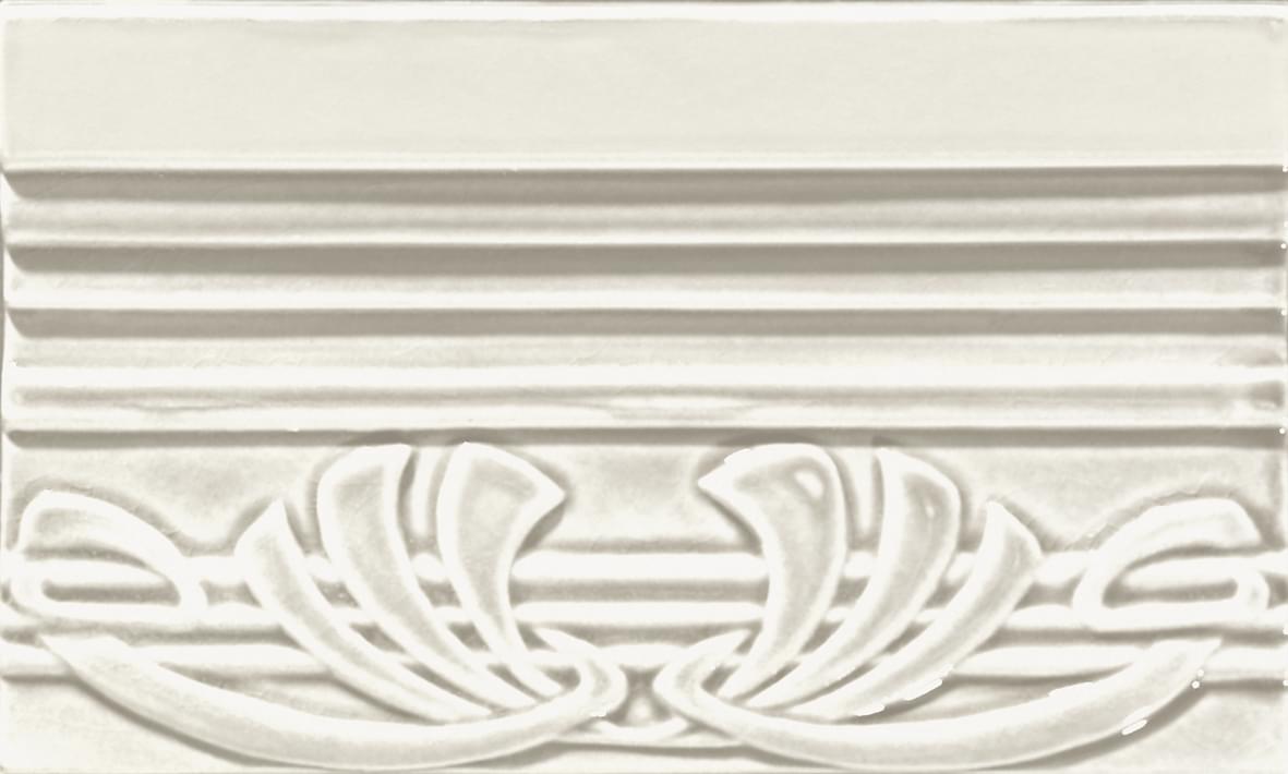 бордюр Epoque Terminale Deco Bianco Craquele 12x20