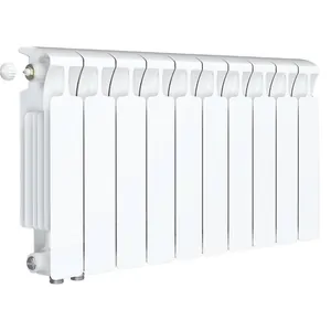 Радиатор биметаллический Rifar Ventil MVL 300 нижнее левое подкл, 10 секций, 50мм RM30010НЛ50