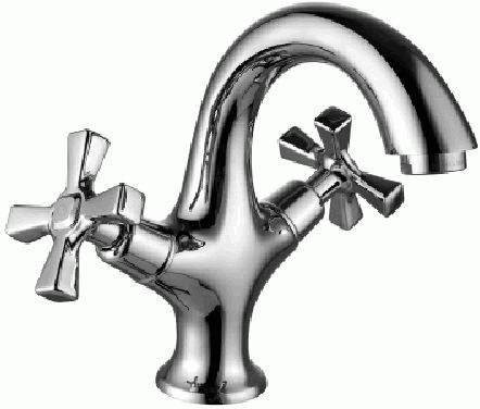 Смеситель для раковины Lemark LM2506C двухзахватный, хром