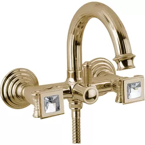 Смеситель CEZARES -VD-02-Sw для ванны/душа, настенный, бронза/ручки Swarovski