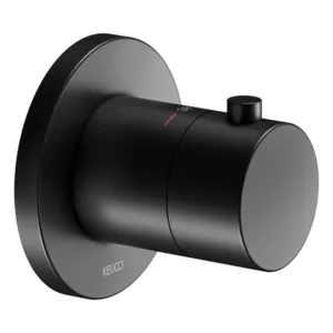 Смеситель Keuco термостатический, для душа, внешняя часть, черный матовый 59553 370001