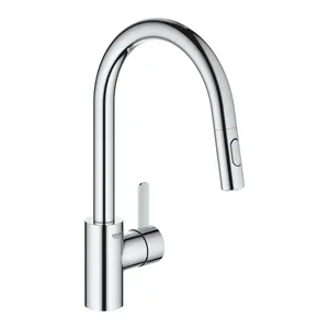 Смеситель для кухни Grohe выдвижной излив 188 мм,однозахватный,хром 31481001