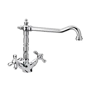 Смеситель для кухни Paini однозахватный, поворотный излив, хром 08CR570BLMKM