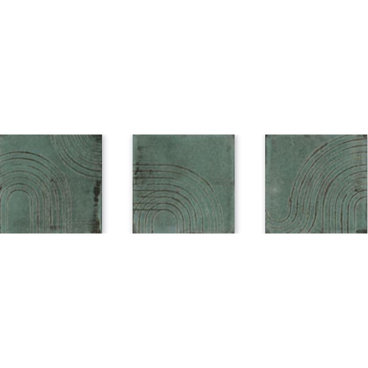 WOW Enso 120845 Wabi Green 12,5x12,5 глянцевая