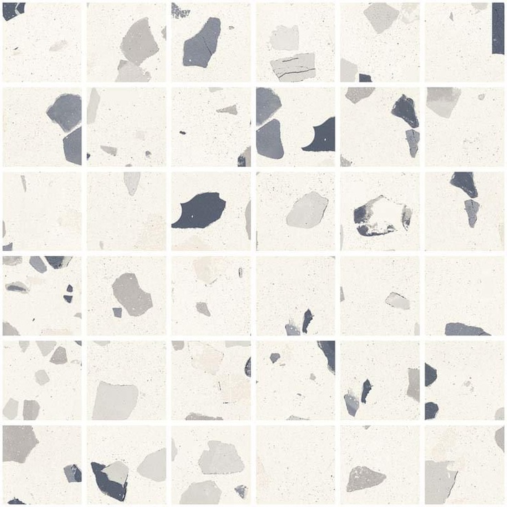Sant Agostino Deconcrete CSAMDMWH30 Mosaico Medium White 30x30 матовая