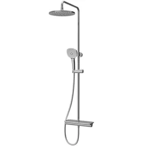 Душевая система AM.PM смеситель-термостат для душа, верхний 250мм и ручной душ F0770A400