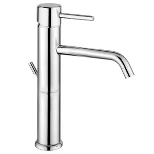 Смеситель для раковины Giulini Hi однозахватный, высокий излив 185мм, хром F6539/SC