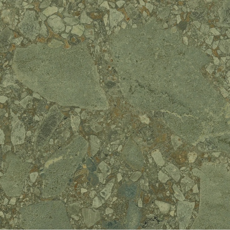 Arcana Ceramica Black&Cream ARC_8L79 Green R Giada  80x80 матовая