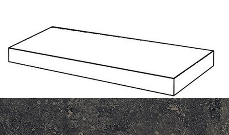 Room Stone Black Satt 33X60 620070001222 сатинированная