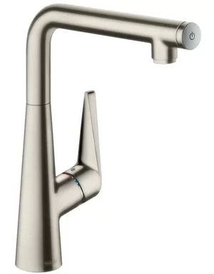 Смеситель Hansgrohe Talis Select M51 для кухни 300 поворотный излив сталь 72820800